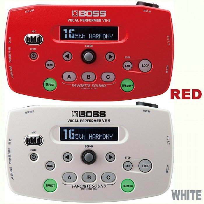 BOSS VE-5 レッド [VE-5-RD] Boss VE-5 RD Vocal Performer - Red – Kraft Music